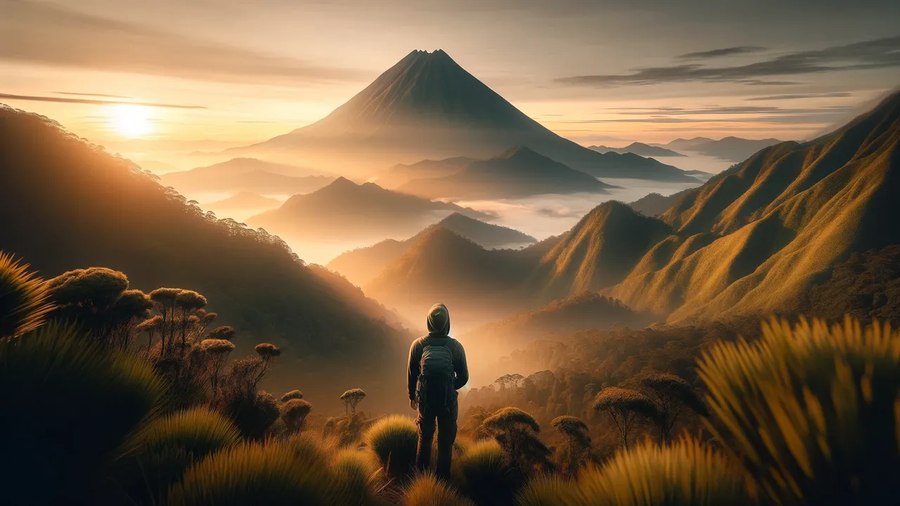 Pesona Gunung Prau Danau Telaga Warna